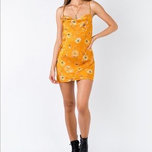 Princess Polly Cowl neck floral dress